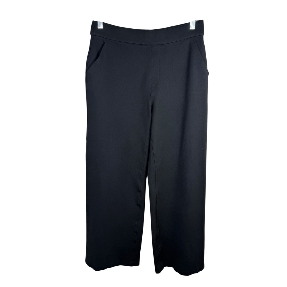 Spanx Wide Leg Black Pull On Trouser Pants Size Medium